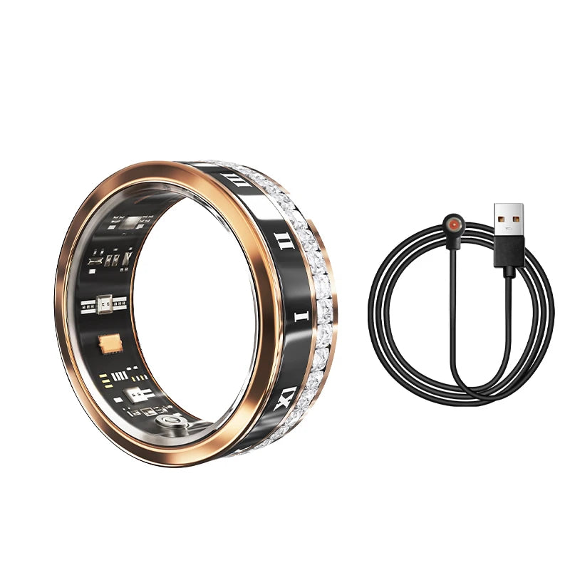 Diamond Smart Fitness Tracking Ring