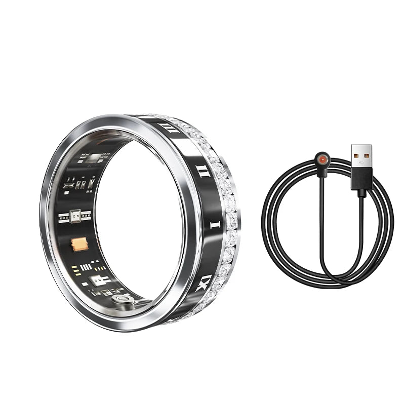 Diamond Smart Fitness Tracking Ring